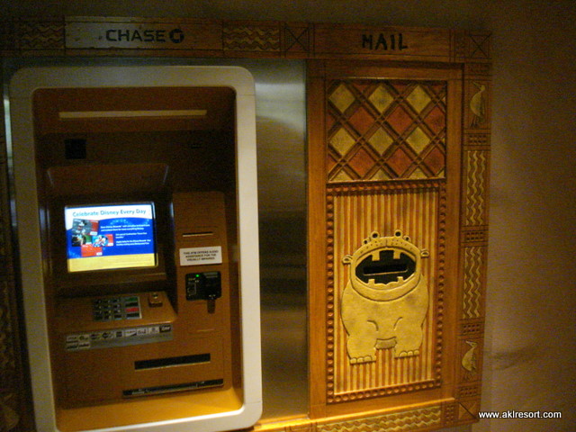 AKL mail slot and ATM